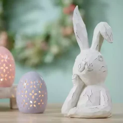 Distressed Sassy Bunny Statue Statues & Figurines