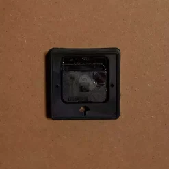 Kirklands Home Clocks|Distressed White Wood Scroll Wall Clock