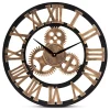 Kirklands Home Clocks|Distressed Wood Vintage Wall Clock
