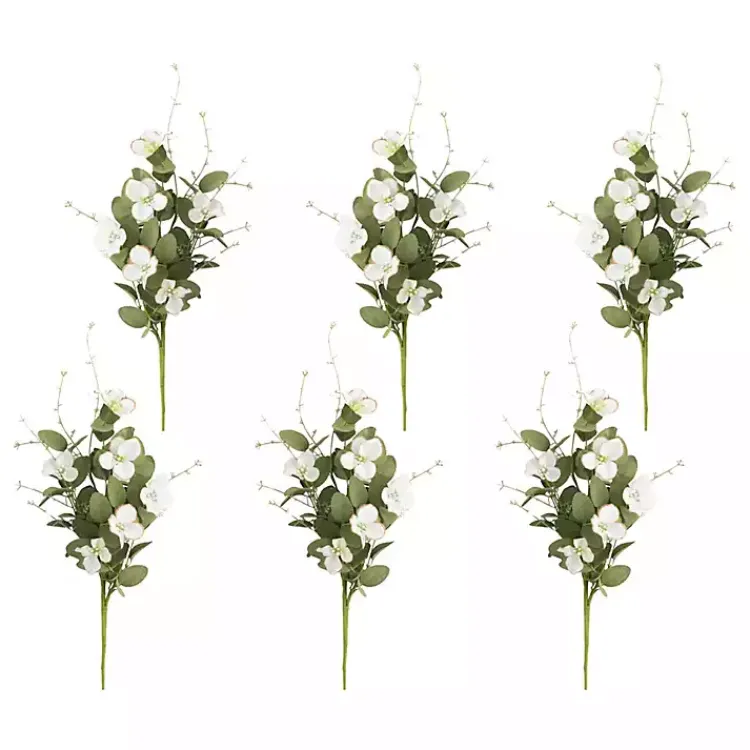 Discount Dogwood Blossom Stems, Set of 6 Stems & Bouquets