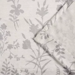 Kirklands Home Curtains & Drapes|Dove Gray Floral 2-pc. Curtain Panel Set, 96 in.