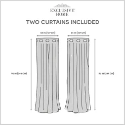 Kirklands Home Curtains & Drapes|Dove Gray Floral 2-pc. Curtain Panel Set, 96 in.