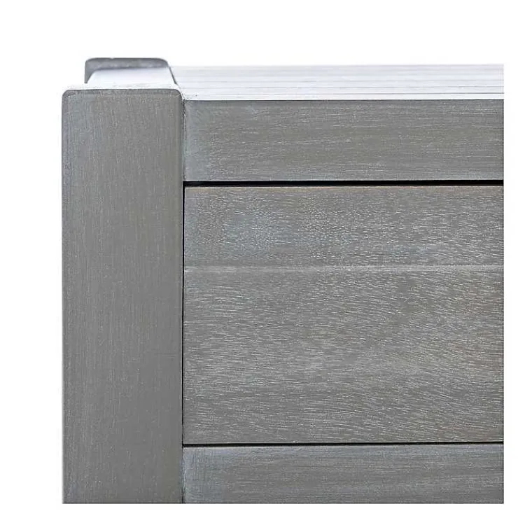 Kirklands Home Console Tables|Dove Turned Leg Rustic Console Table Gray