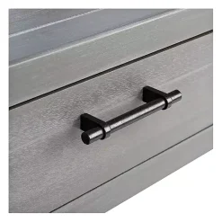 Kirklands Home Console Tables|Dove Turned Leg Rustic Console Table Gray