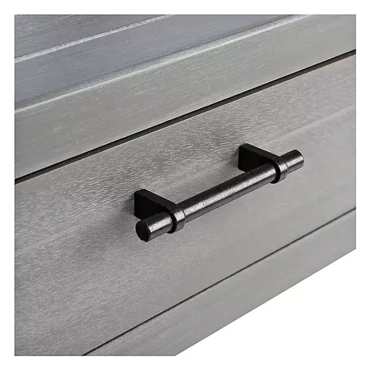 Kirklands Home Console Tables|Dove Turned Leg Rustic Console Table Gray