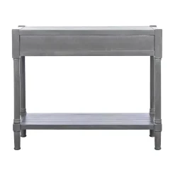 Kirklands Home Console Tables|Dove Turned Leg Rustic Console Table Gray