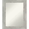 Kirklands Home Decorative Mirrors|Dove Gray Washed Wood Framed Mirror
