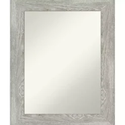 Kirklands Home Decorative Mirrors|Dove Gray Washed Wood Framed Mirror