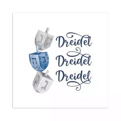 Hot Dreidel Dreidel Dreidel Canvas Art Print Hanukkah Decorations