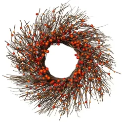Hot Dried Twig and Fall Berry Wreath Wreaths