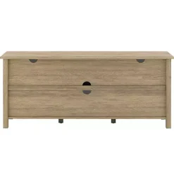 Kirklands Home Tv Stands & Media Consoles|Driftwood Slatted Sides Media Cabinet Gray