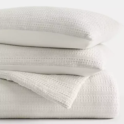 Kirklands Home Comforters|Dune Waffle Ultra-Soft 3-pc. Queen Comforter Set Tan