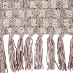 Clearance Dusty Lilac Urban Check Throw Blankets & Throws