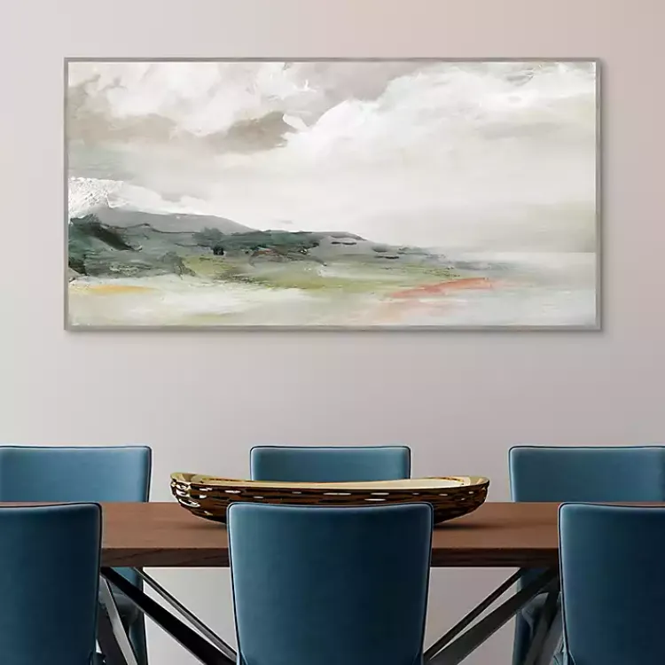 Kirklands Home Framed Art|Earth and Clouds Abstract Framed Wall Art
