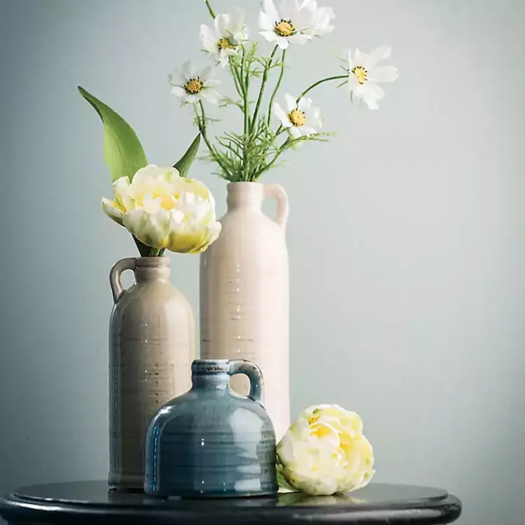 Outlet Earth Tones Jug Vases, Set of 3 Vases