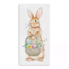 Best Easter Bunny's Basket Canvas Art Print Easter Decorations