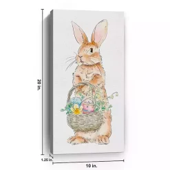 Best Easter Bunny's Basket Canvas Art Print Easter Decorations