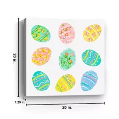 Hot Easter Eggs Canvas Art Print Easter Decorations