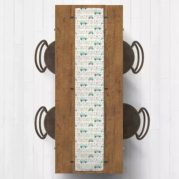 Discount Easter Pickup Truck Table Runner, 90 in. Easter Decorations