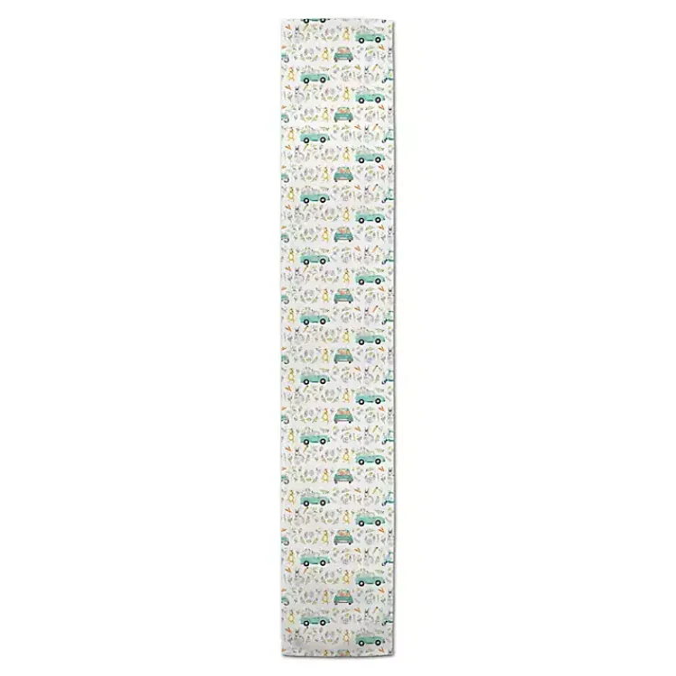 Discount Easter Pickup Truck Table Runner, 90 in. Easter Decorations