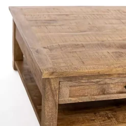 Kirklands Home Coffee Tables|Easton Mango Wood Coffee Table Brown