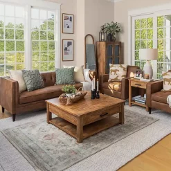 Kirklands Home Coffee Tables|Easton Mango Wood Coffee Table Brown