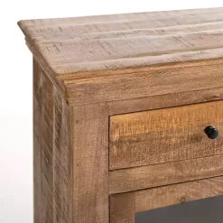 Kirklands Home Cabinets & Sideboards|Easton Mango Wood 4-Door Cabinet