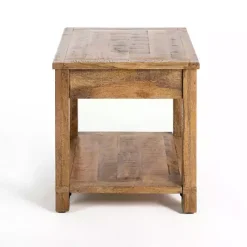 Kirklands Home Accent & End Tables|Easton Mango Wood Side Table Brown