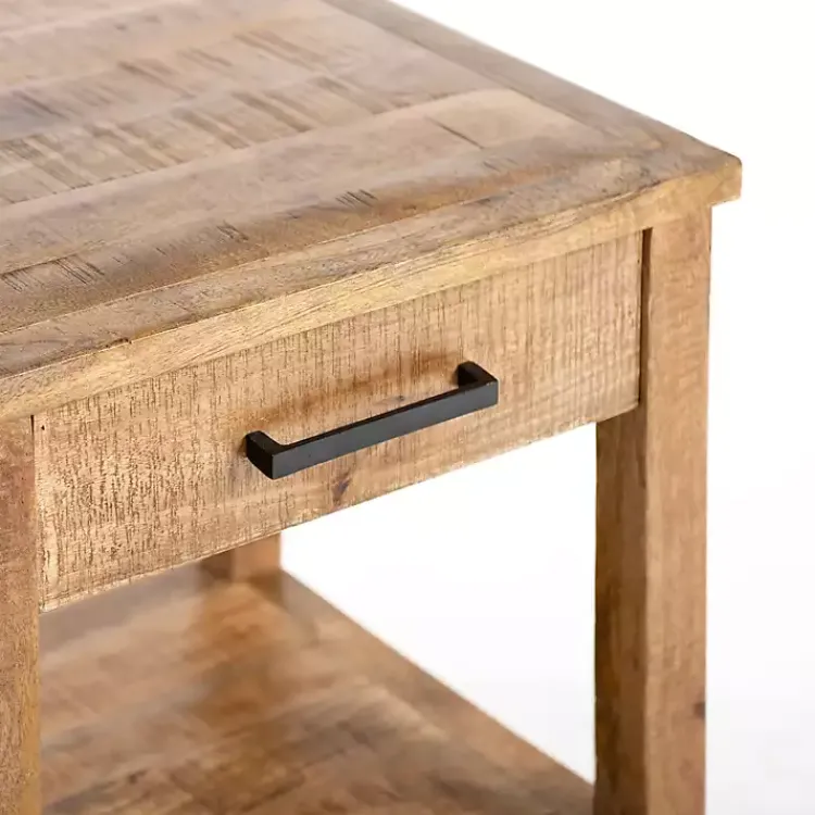 Kirklands Home Accent & End Tables|Easton Mango Wood Side Table Brown