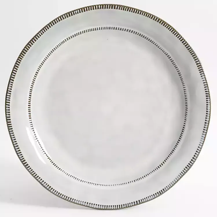 Kirklands Home Dinnerware|Eggshell Glazed Round 12-pc. Dinnerware Set
