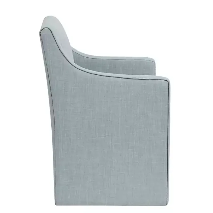Kirklands Home Dining Chairs|Elaine Upholstered Skirted Dining Chair Blue