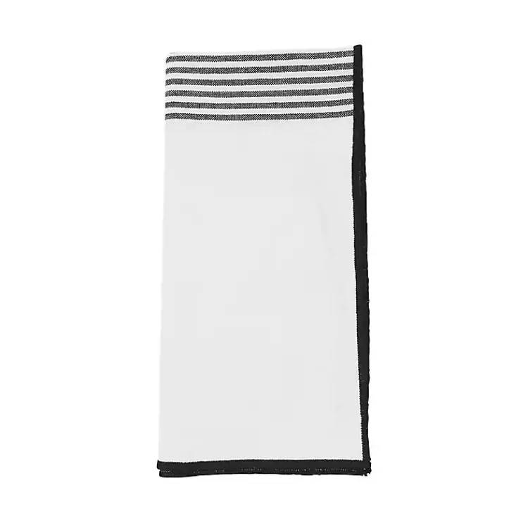 Kirklands Home Table Linens|Elegant Stripe Napkins, Set of 4