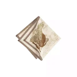 Clearance Elegant Turkey Harvest Napkins, Set of 6 Fall