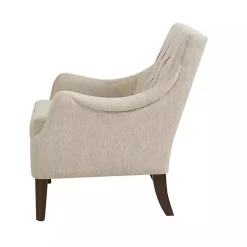 Kirklands Home Accent Chairs|Elle Tufted Beige Accent Chair Tan