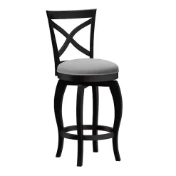 Kirklands Home Bar Stools & Counter Height Stools|Ellendale Black Swivel Counter Stool