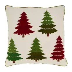 New Embroidered Christmas Trees Pillow Christmas Pillows