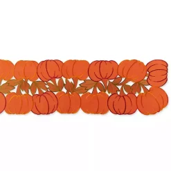 New Embroidered Pumpkins Table Runner Fall