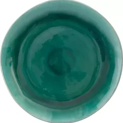 Kirklands Home Dinnerware|Emerald Crackle Glazed 16-pc. Dinnerware Set Green