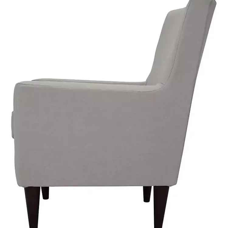 Kirklands Home Accent Chairs|Emma Oatmeal Upholstered Accent Chair Ivory