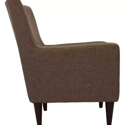 Kirklands Home Accent Chairs|Emma Pecan Upholstered Accent Chair Brown