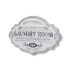 Kirklands Home Wall Quotes & Signs|Enamel Laundry Room Wall Plaque