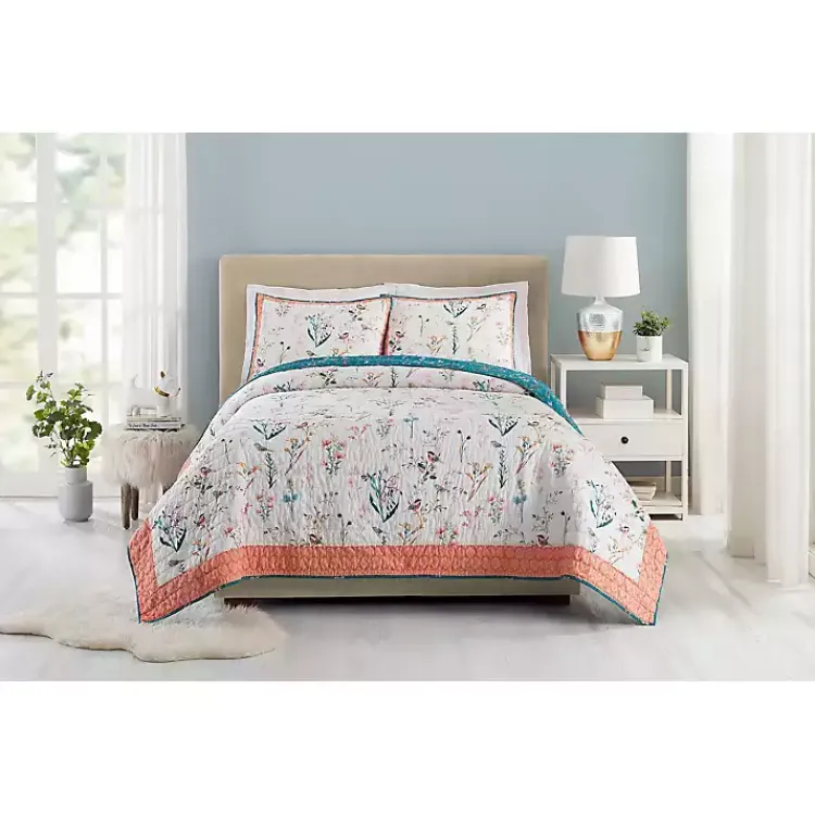 Kirklands Home Quilts|English Garden King 3-pc. Quilt Set