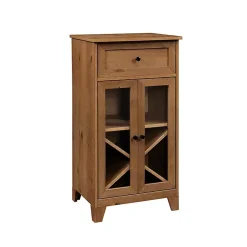 Kirklands Home Cabinets & Sideboards|English Oak Double Door Reeves Cabinet Brown