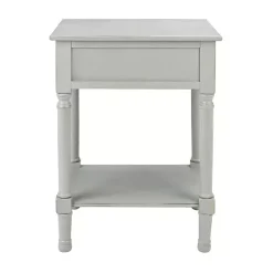 Kirklands Home Accent & End Tables|Evelina Textured Single Drawer Accent Table Gray