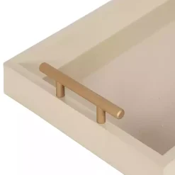New Evelyn Cream Narrow Decorative Tray Decorative Trays