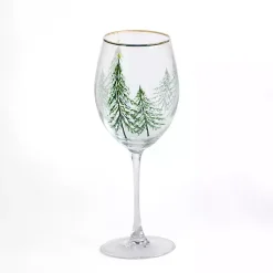 Kirklands Home Glassware & Drinkware|Evergreen Wine Glass