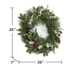 Sale Evers and Eucalyptus Berry Wreath Wreaths