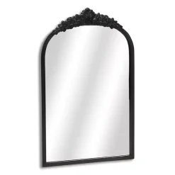 Kirklands Home Decorative Mirrors|Everlaine Modern Victorian Wall Mirror Black