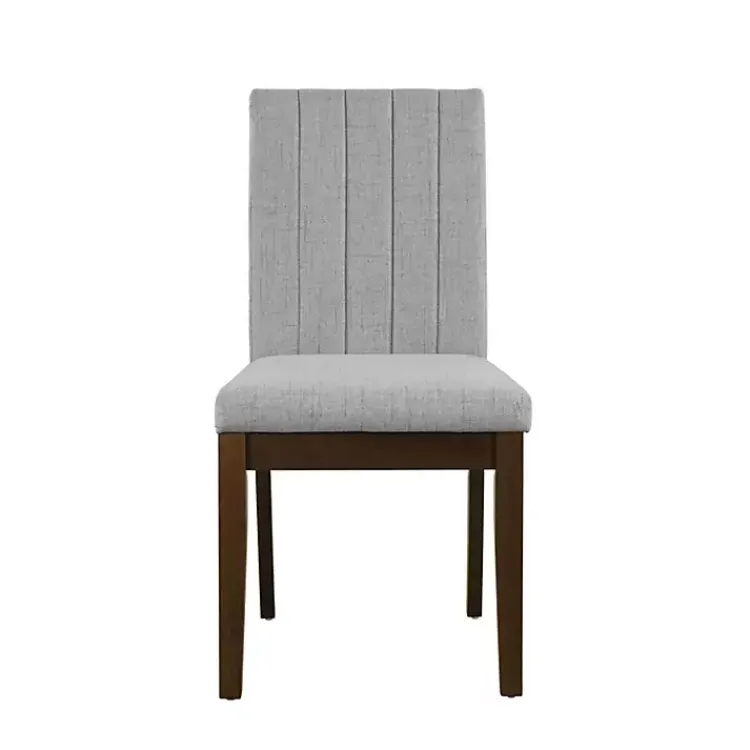 Kirklands Home Dining Chairs|Everly Upholstered Dining Chairs, Set of 2 Gray
