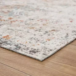 Kirklands Home Outdoor Rugs|Faded Turkish Indoor/Outdoor Area Rug, 5x7 Ivory